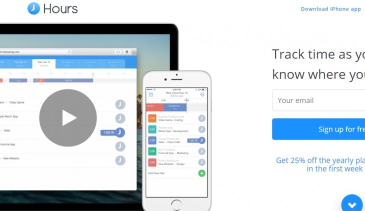 Hours Free Time Tracking App