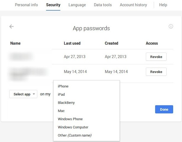 google-app-passwords