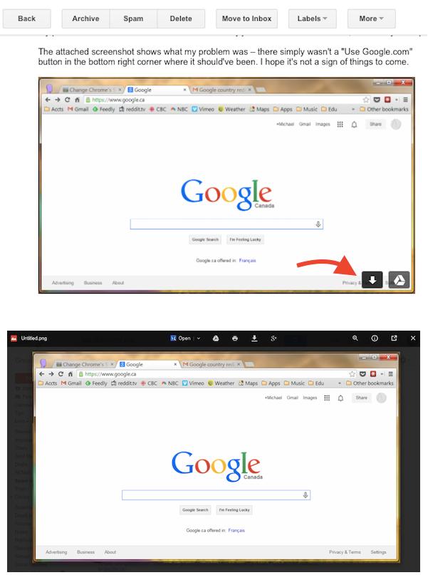 Gmail open images en el visor de Google Drive