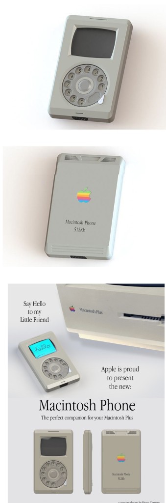la apariencia del iPhone en 1984
