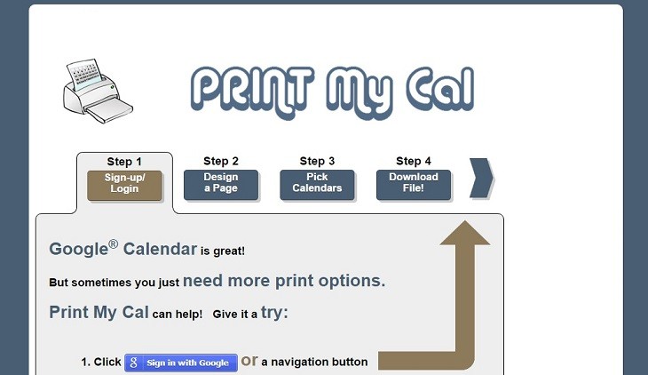 Print My Cal